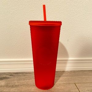 Starbucks Red Soft Touch Studded Tumbler